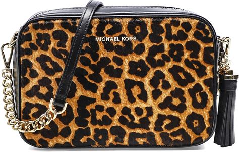 michael kors animal print crossbody purse|Michael Kors leopard print handbags.